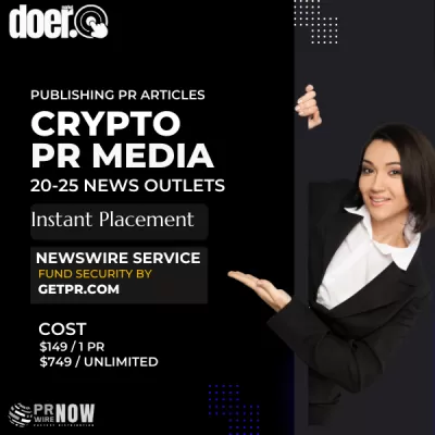 Publish Your PR Article on 25 Cryptocurrency News Outlets